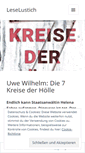 Mobile Screenshot of leselustich.com