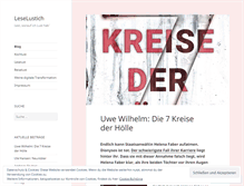Tablet Screenshot of leselustich.com